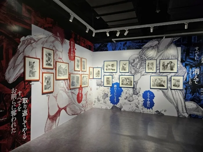진격의 거인展 FINAL 전시 전경